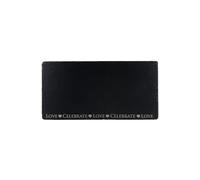Selbrae House Slate Table Runner - Love & Celebrate in Black Selbrae House Black
