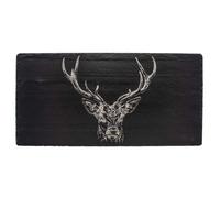 Selbrae House Slate Table Runner - Stag Prince in Dark Grey | Size: 1 Pack Selbrae House Dark Grey 1 Pack