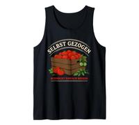 Selbst Gezogen German Tomato Gardener Saying Tank Top