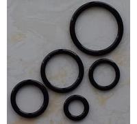 SELCOA 20pcs bra material metal bra strap hooks Nylon Coated Lingerie Figure 8 shape 0 shape and 9 shape 6mm/8mm/10mm/12mm/15