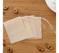 SELCOA Tea Bag 100Pcs Teabags Biodegradable Paper Drawstring Eco-Friendly Filter Empty Tea Bags Loose Leaf Powder Herbal Medicine