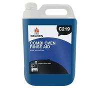 Selden Combi Oven Rinse-Aid (2x5Ltr) | Prevents mineral deposits and scale buildup in commercial dishwashers to ensure spotless, streak-free glassware and crockery.