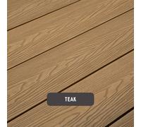 Select Composite 3.6M Core Teak Decking Board - 20 Boards - 10.5M2 - Low Maintenance - Slip Resistant