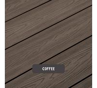 Select Composite Coffee Composite Decking Boards (8 Units) - 4.2M2 Area - (L)3.6M (W)146mm (T)25mm