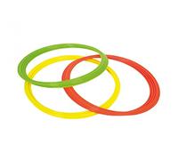 Select Derbystar Kids' Coordination Rings, Yellow/Green/Orange, 60 cm