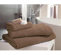 Select-ED® Luxuries 4 x Egyptian Cotton Hampton Towels Face Towel/Hand Towel/Bath Towel/Bath Sheets/Jumbo Bath Sheets (4 x Hand Towel, Light Brown)