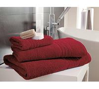 SELECT-ED® New 100% Egyptian Cotton Pack of 4 Hampton Super Soft Face, Hand,Bath Towels Bath Sheets (Red, Hand Towels Pack of 4)