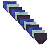 SELECT-ED® Y Fronts Pack Of 12 Men's Y-Front Briefs 100% Cotton Underwear Trad Brief Size M To 5XL (Assorted Blue's, 5X-Large)