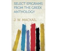 Select Epigrams from the Gr nthology