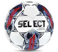 SELECT Futsal Super TB V22 Futsal Ball, White/Red/Blue, Senior/4