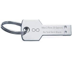 Select Gifts Keyring Flash Memory Stick Key USB 16GB Text Cupid Infinity Love Symbol Engraved