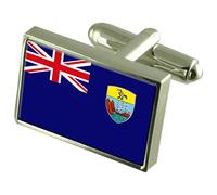 Select Gifts St. Helena & Dependencies Flag Cufflinks Pouch