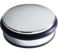 Select Hardware Door Weight, Heavy-Duty Door Stop in Polished Chrome, 10cm, 1.2kg