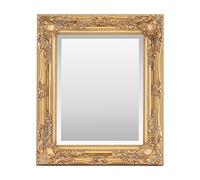 Select Mirrors Enzo Small Wall & Table Mirror - French Vintage, Antique Baroque Style - 27cm x 32cm - Chic Home Decor (Antique Gold)