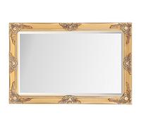 Select Mirrors Haywood Rectangle Large Wall Mirror, Living Room, Home Decor (Antique Gold, 60cm x 90cm)