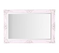 Select Mirrors Haywood Rectangle Large Wall Mirror, Living Room, Home Decor (Vintage White, 60cm x 90cm)