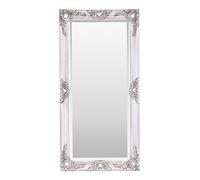 Select Mirrors Haywood Rectangle Wall Mirror (50cm x 100cm, Antique Silver)