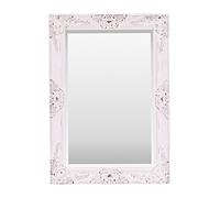Select Mirrors Haywood Wall Mirror - French Chic Style - Real Wood Frame (Vintage White, 50cm x 70cm)