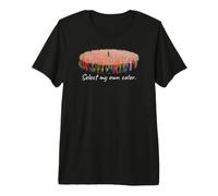 Select My Color. Coloring Drawing Rainbow 3D Graphic Premium T-Shirt