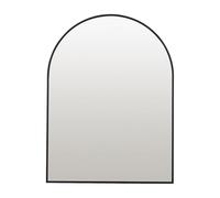 Select Oslo Modern Style Aluminium Bathroom Mirror - Arched Living Room Decor - 4mm HD Glass - 50x70cm - Black