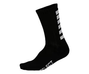 SELECT Unisex_Adult Sports Socks Striped, Black, 32-35