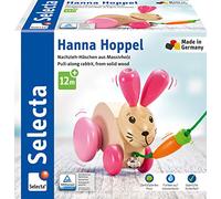 Selecta 62023 Hanna Hoppel Pull On Toy Wooden 13 cm