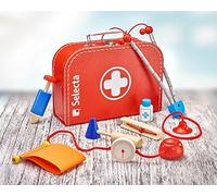 Selecta 62058 Doctor's Case Sturdy Wooden Devices 25 x 18 cm