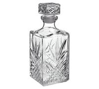 (Selecta) Bormioli Whiskey Decanter & 6 Glasses Tumblers Set