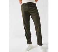 SELECTED HOMME Male Chino 196 Straight Flex, Forest Night, 34 W/32 L