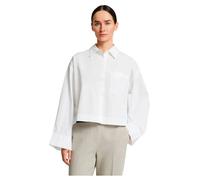 Selected Astha Cropped Boxy Long Sleeve Shirt White 44 Woman