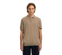 SELECTED MEN Slhberg SS Knit Polo Noos, Savannah Tan, M