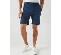 Selected Brody Slim Fit Linen Shorts, Dark Sapphire, Size 2Xl, Men Dark Sapphire