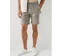 Selected Brody Slim Fit Linen Shorts, Delicioso, Size S, Men Delicioso
