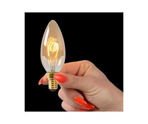 Selected By Lyco 12906 3W Very Warm White Dimmable LED Decorative Filament Candle Bulb Small Screw Cap