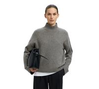 Selected Cille Cashmere High Neck Sweater Grey 2XL Woman