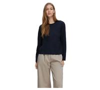 Selected Essential Boxy Long Sleeve T-shirt Blue XL Woman