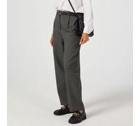 Selected Femme Alma Barrel Leg Trouser DARK GREY AMAZONITE
