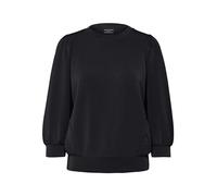 SELECTED FEMME BLACK Women's SLFTENNY 3/4 Sweat TOP NOOS Sweatshirt, Black, XS