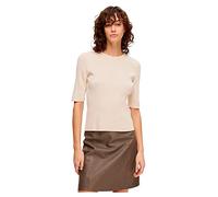 SELECTED FEMME Female Knitted Short Sleeve Top, Birch, M