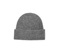 SELECTED FEMME Women's Slfmaline Lano Knit Beanie Noos, Medium Grey Melange, One Size