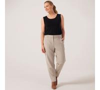 Selected Femme Rita Tailored Trousers FOSSIL MELANGE SIZE 10