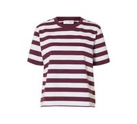 SELECTED FEMME Slfessential SS Striped Boxy Tee Noos, FIG, XXL