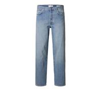 SELECTED FEMME Men's Slh190-Reg Tape Cole 3501 L.B Wash JNS, Blue Denim, 33 W/34 L