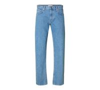 SELECTED FEMME Slh196-Straight Ben Kori Jeans Noos, Light Blue (Light Blue Denim), 38 W/32 L