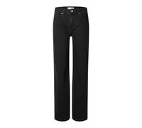 SELECTED FEMME Women's Slfalice Hw Wide Long Jeans Noos, Black Denim, 28W x 32L