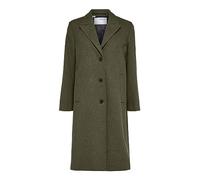SELECTED FEMME Women's Slfalma Wool Coat Noos Long, Green (Ivy Green), 16