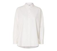 SELECTED FEMME Women's Slfdina-sanni LS Shirt Noos Long Sleeve Blouse, Bright White, 14