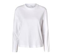 SELECTED FEMME Women's Slfessential Ls Boxy Tee Noos Longsleeve T-Shirt, Bright White, S