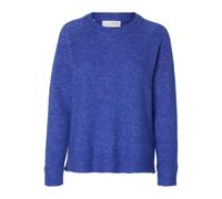 SELECTED FEMME Women's Slflulu LS Knit O-Neck Noos, Dazzling Blue, M
