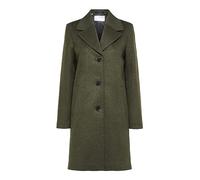 SELECTED FEMME Women's Slfnew Sasja Wool B Noos Coat, Green (ivy green), 10 UK